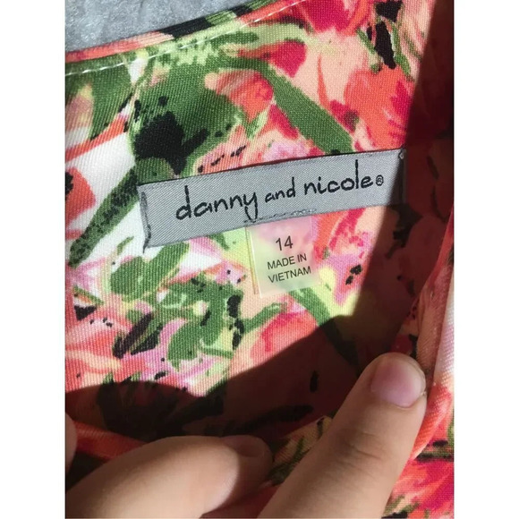 Womens Danny and Nicole Dress Formal Floral Wedding Flower Girl Pageant - Picture 2 of 6